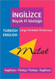 Title: Milet Large Portable Dictionary (English-Turkish & Turkish-English), Author: Ali Bayram