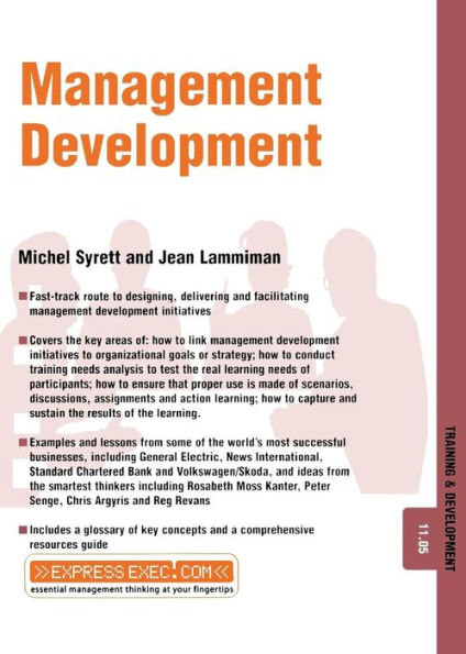 Management Development: Training and Development 11.5 / Edition 1