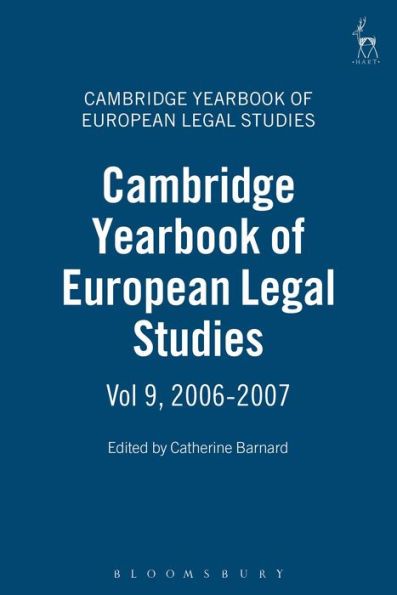 Cambridge Yearbook of European Legal Studies, Vol 9, 2006-2007