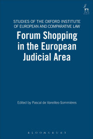 Title: Forum Shopping in the European Judicial Area, Author: Pascal de Vareilles-Sommières