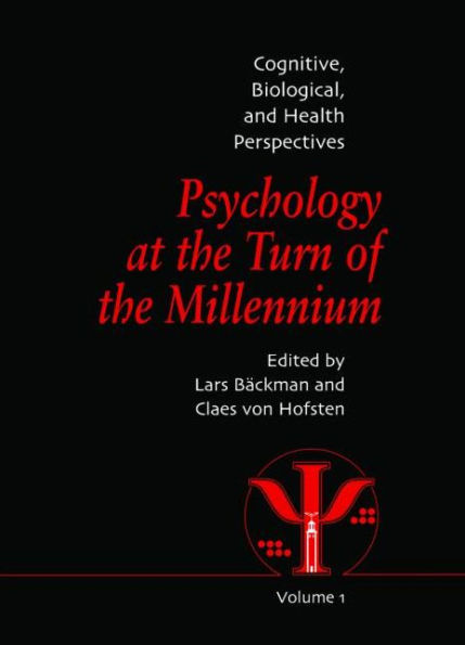 Psychology at the Turn of the Millennium, Volume 1: Cognitive, Biological and Health Perspectives