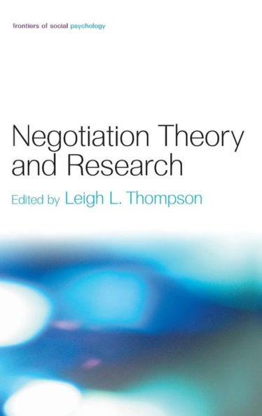 Negotiation Theory and Research