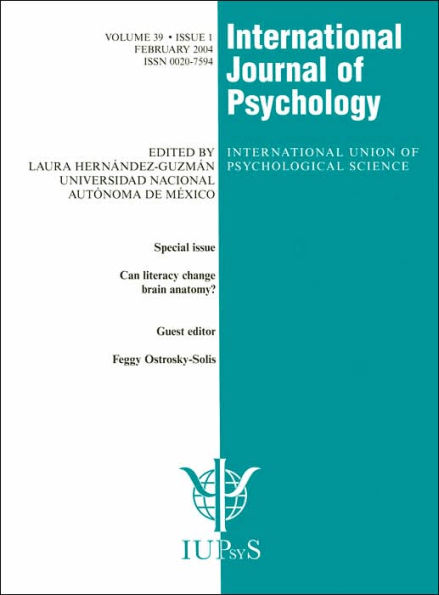 Can Literacy Change Brain Anatomy?: A Special Issue of the International Journal of Psychology