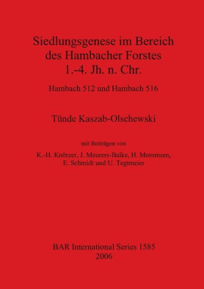 Siedlungsgenese im Bereich des Ham...