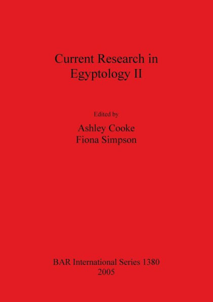 Current Research in Egyptology II: January 2001