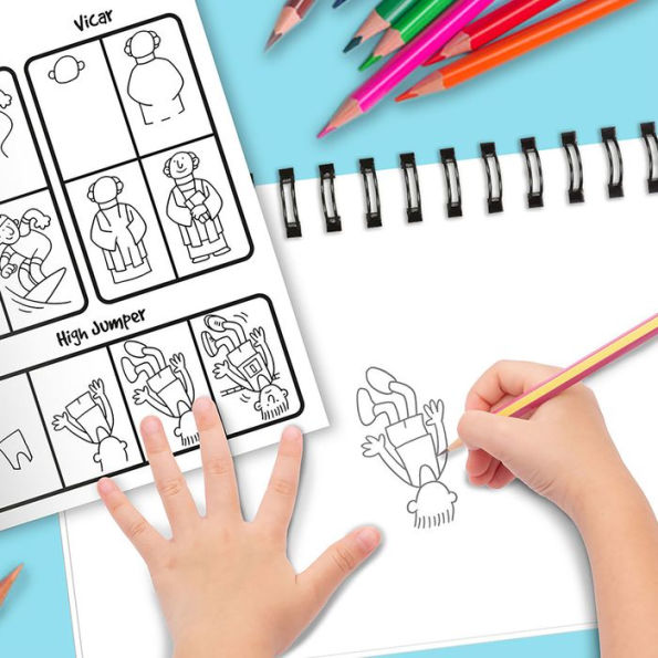 How to Draw People for Kids 4-8: Learn to Draw 101 Fun People with