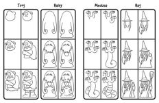Alternative view 11 of How to Draw 101 Monsters