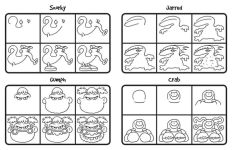 Alternative view 3 of How to Draw 101 Monsters