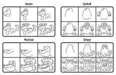 Alternative view 4 of How to Draw 101 Monsters
