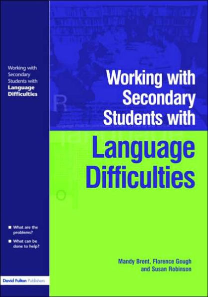 Working with Secondary Students who have Language Difficulties