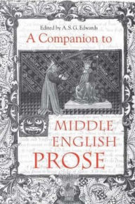 Title: A Companion to Middle English Prose, Author: A. S. G. Edwards