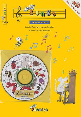 Jolly Songs (US Print Letters): Book and CD