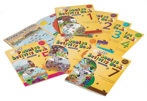 Jolly Phonics Activity Books 1-7: In Print Letters (American English Edition)