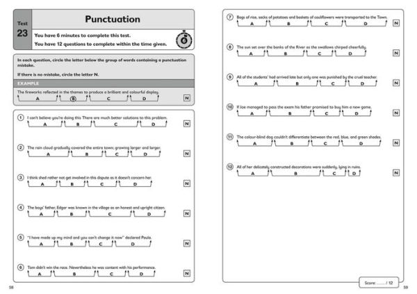 Collins 11+ English Quick Practice Tests Age 10-11: For the 2020 GL Assessment Tests