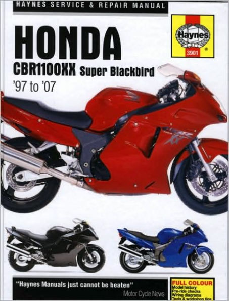 Honda CBR11000XX Super Blackbird '97 to '07