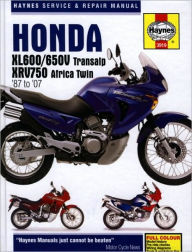 Title: Honda XL600/650V Transalp & XRV750 Africa Twin '87 to '07, Author: John H Haynes