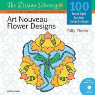 Title: Art Nouveau Flower Designs, Author: Polly Pinder