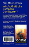 Alternative view 2 of Who's Afraid of a European Constitution? (Societas Series)