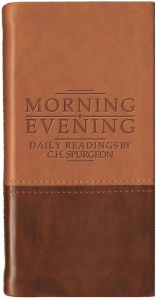 Title: Morning and Evening (Matt Tan/ Burgundy), Author: C. H. Spurgeon