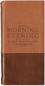 Title: Morning And Evening - Matt Tan/Burgundy, Author: C. H. Spurgeon
