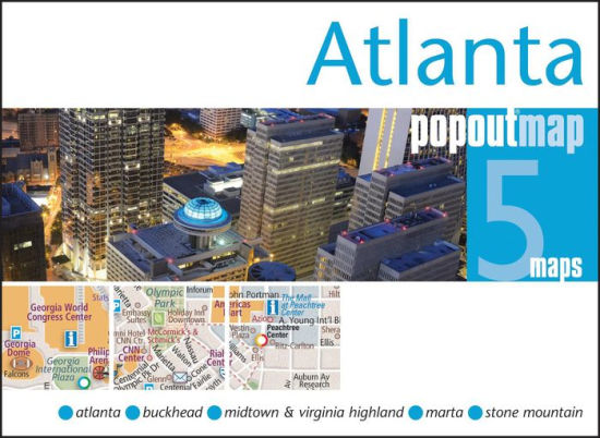 Atlanta Popout Map By Popout Maps Other Format Barnes Noble