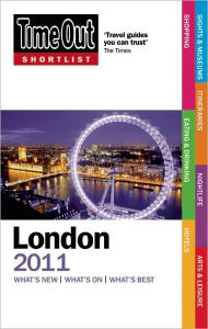 Title: Time Out Shortlist London 2011, Author: Time Out Editors