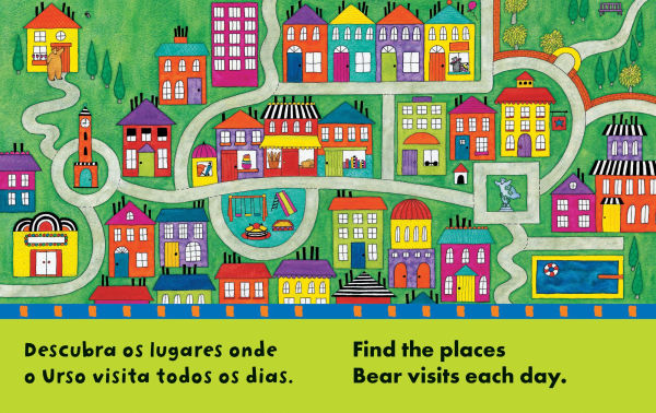 Bear About Town (Bilingual Spanish & English)