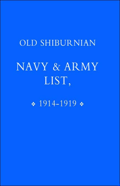Old Shirburnian Navy & Army List (1914-18)