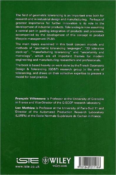 Geometric Tolerancing of Products / Edition 1
