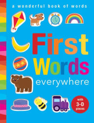 Title: Rainbow Learning: First Words Everywhere, Author: Libby Walden