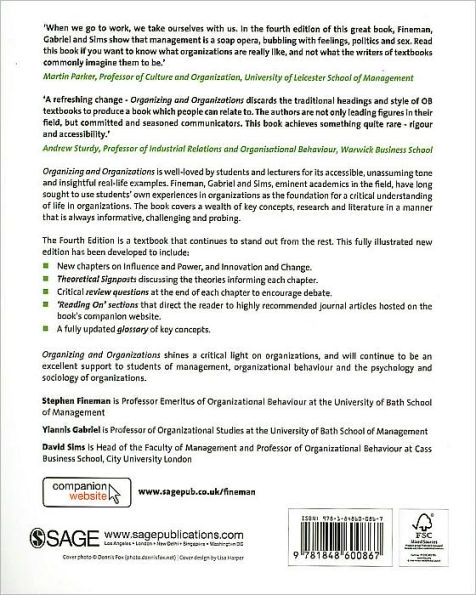 Organizing and Organizations / Edition 4