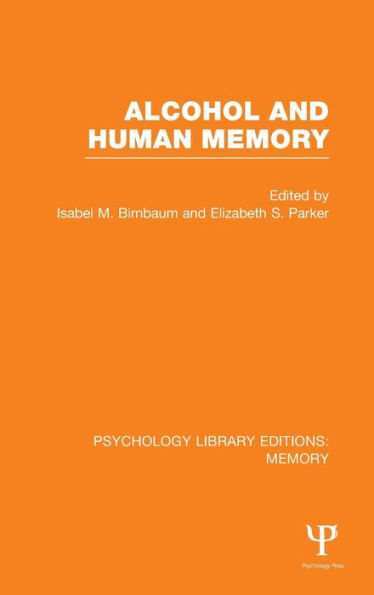 Alcohol and Human Memory (PLE: Memory)