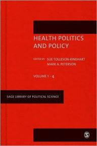 Title: Health Politics and Policy / Edition 1, Author: Sue Tolleson-Rinehart