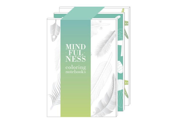 Mindfulness Coloring Set of Three Notebooks