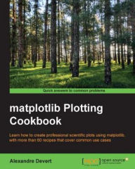 Title: matplotlib Plotting Cookbook, Author: Alexandre Devert