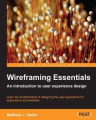 Title: Wireframing Essentials, Author: Matthew J. Hamm