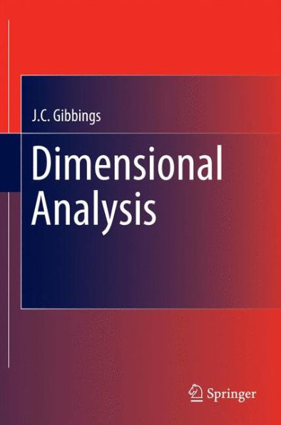 Dimensional Analysis / Edition 1