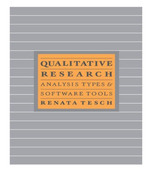 Qualitative Research: Analysis Types and Software / Edition 1