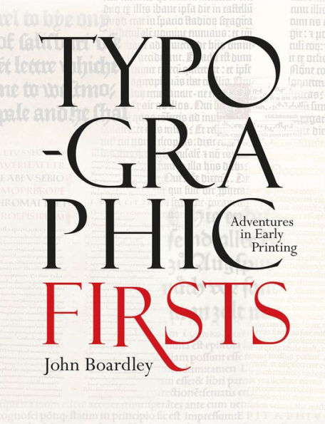 Typographic Firsts