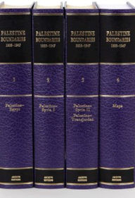 Title: Palestine Boundaries, 1833-1947 (4 Volume Set Including Boxed Maps), Author: P. Toye