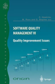 Title: Software Quality Management VI: Quality Improvement Issues, Author: Chris Hawkins