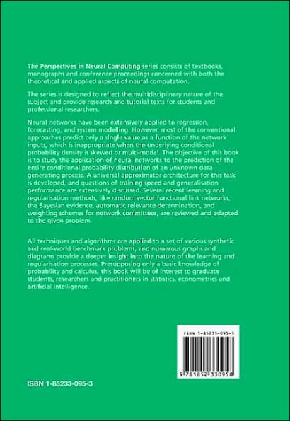 Neural Networks for Conditional Probability Estimation: Forecasting Beyond Point Predictions / Edition 1