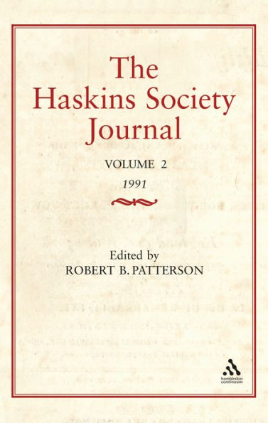 The Haskins Society Journal Studies in Medieval History: Volume 2