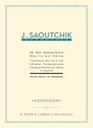 Title: J. Saoutchik Carrossier: Addendum, Author: Peter M Larsen
