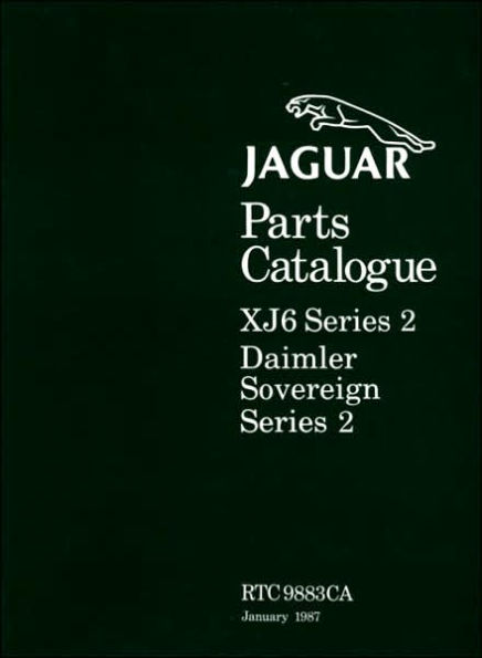 Jaguar Parts Catalogue: XJ6 Series 2, Daimler Sovereign Series 2