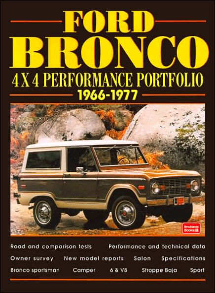 Ford Bronco 4X4 Performance Portfolio 1966-1977