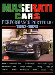 Title: Maserati Cars 1957-1970 -Performance Portfolio, Author: R.M. Clarke