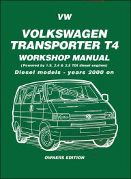 Free ebooks txt download Volkswagen Transporter T4 Workshop Manual: Diesel Models - Years 2000 On 9781855206816