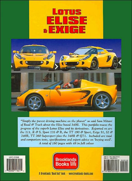 Lotus Elise & Exige Gold Portfolio 1996-2005