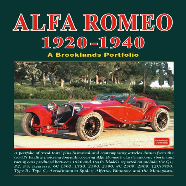 Alfa Romeo 1920-1940: A Brooklands Portfolio